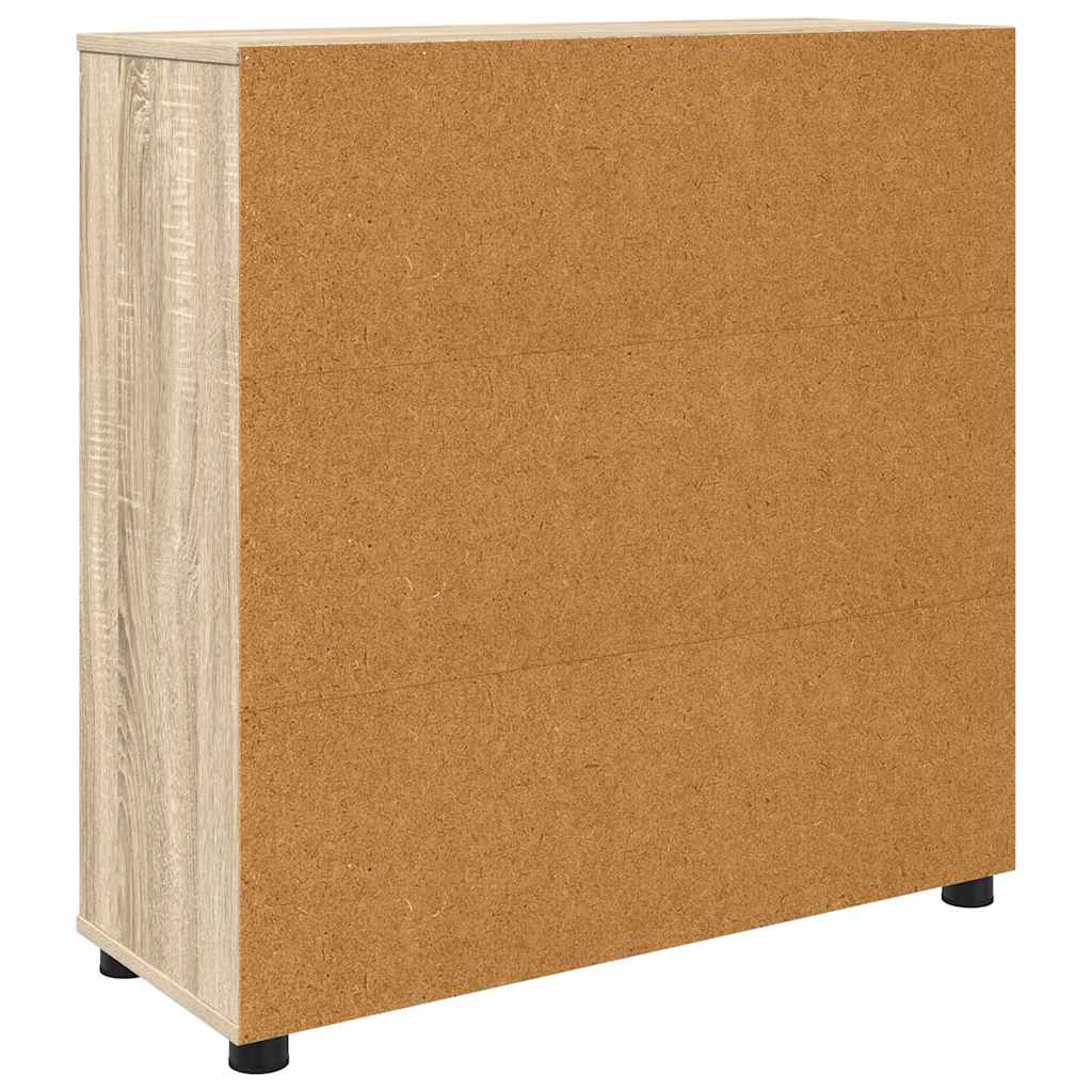 vidaXL Ντουλάπι αποθήκευσης Δρύς Sonoma 80 x 31 x 81 εκ