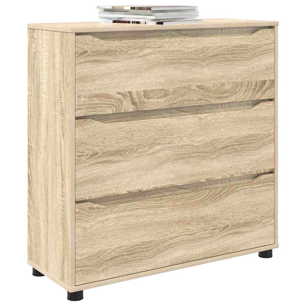 vidaXL Ντουλάπι αποθήκευσης Δρύς Sonoma 80 x 31 x 81 εκ