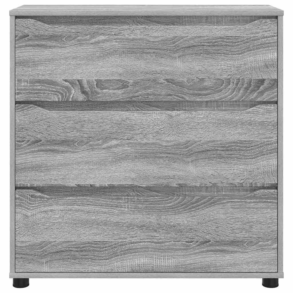 vidaXL Ντουλάπι αποθήκευσης Γκρίζο Σονομα 80 x 31 x 81 εκ