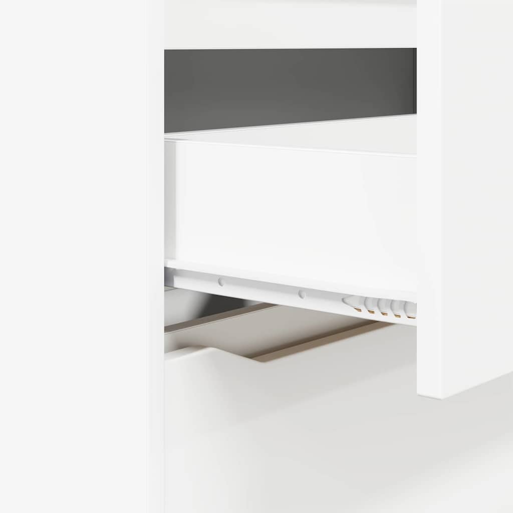 vidaXL Ντουλάπι αποθήκευσης Λευκό 60 x 48 x 81 εκ Επεξεργασμένο ξύλο
