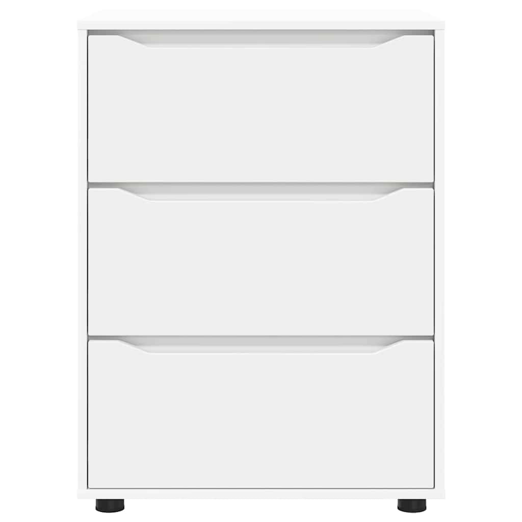vidaXL Ντουλάπι αποθήκευσης Λευκό 60 x 48 x 81 εκ Επεξεργασμένο ξύλο