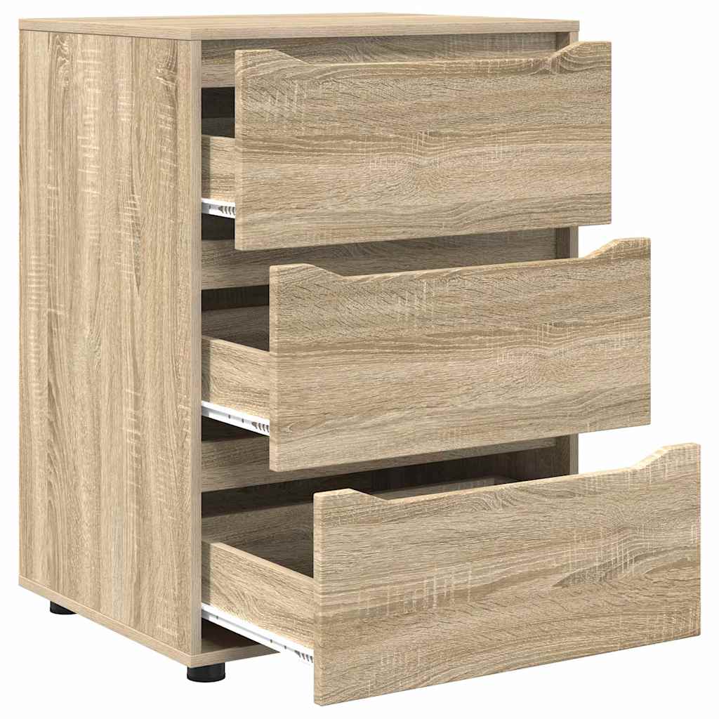 vidaXL Ντουλάπι αποθήκευσης Δρύς Sonoma 60 x 48 x 81 εκ