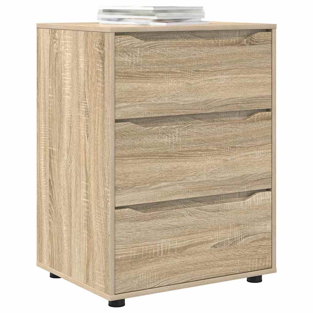 vidaXL Ντουλάπι αποθήκευσης Δρύς Sonoma 60 x 48 x 81 εκ