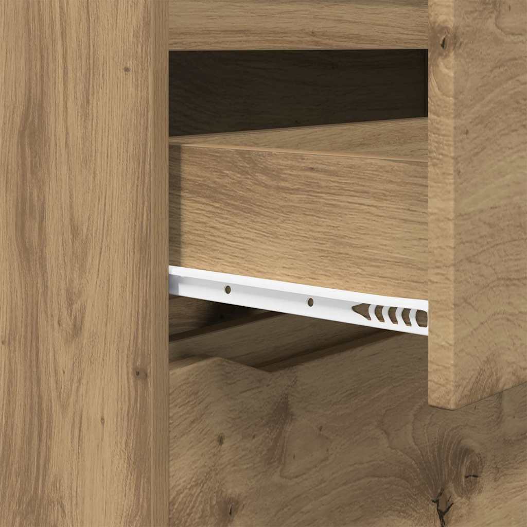 vidaXL Ντουλάπι αποθήκευσης Artisan Oak 60 x 48 x 81 εκ