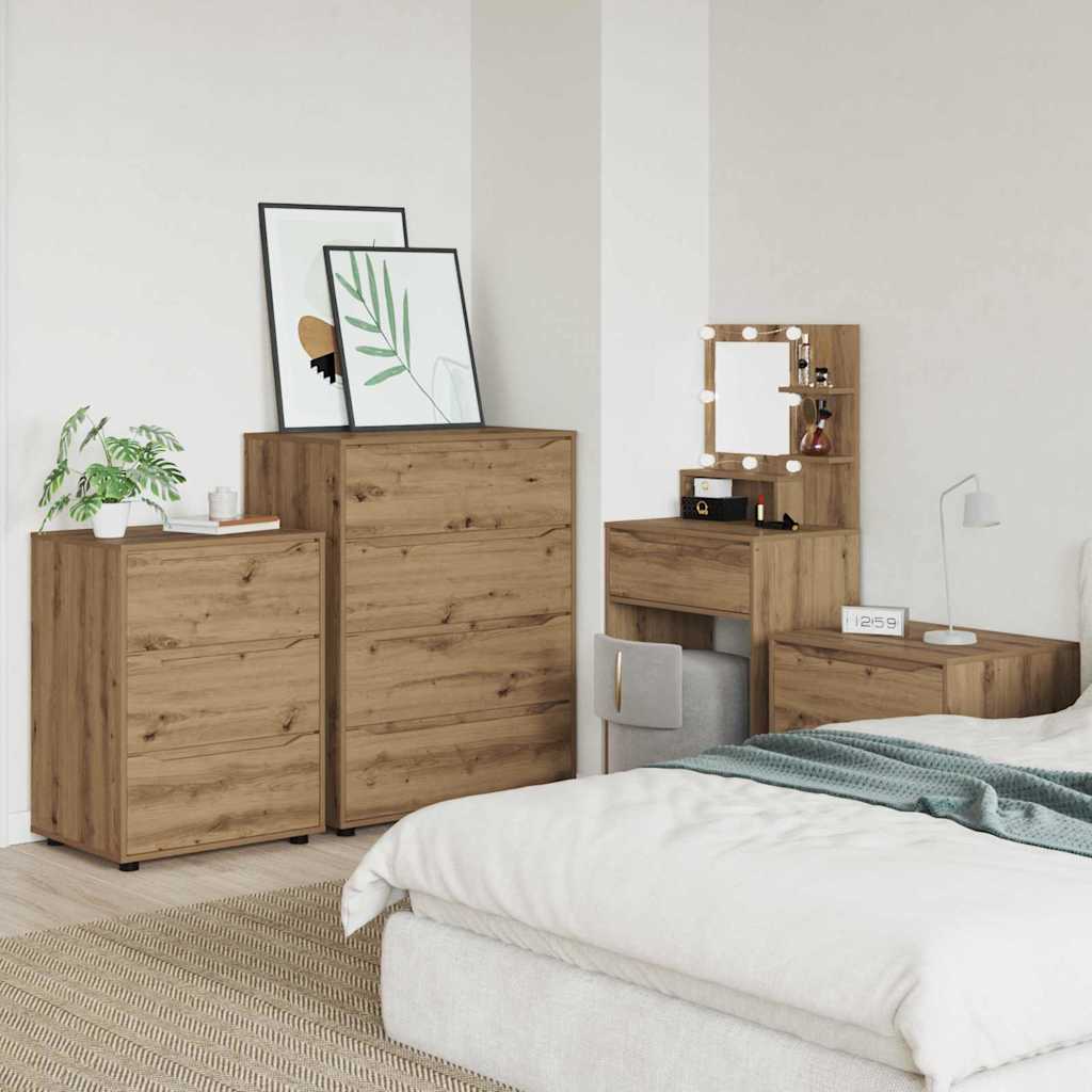 vidaXL Ντουλάπι αποθήκευσης Artisan Oak 60 x 48 x 81 εκ