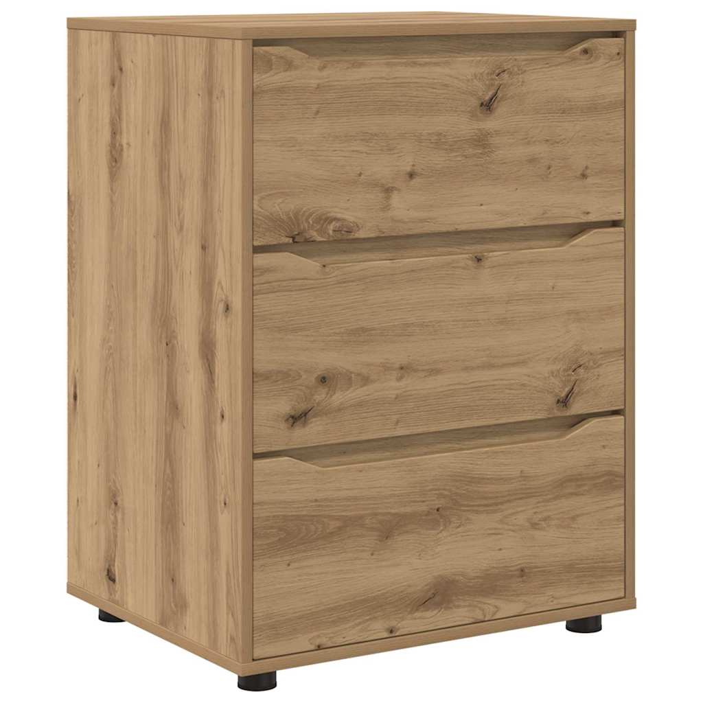 vidaXL Ντουλάπι αποθήκευσης Artisan Oak 60 x 48 x 81 εκ