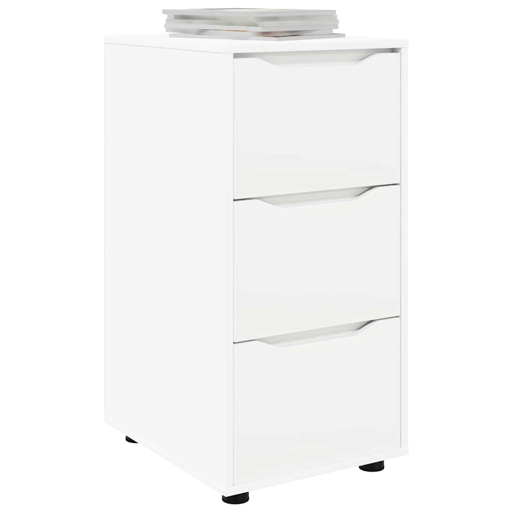 vidaXL Ντουλάπι αποθήκευσης Λευκό 40 x 48 x 81 εκ Επεξεργασμένο ξύλο