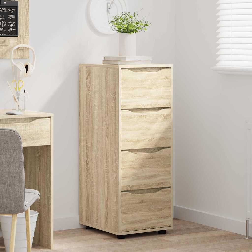 vidaXL Ντουλάπι αποθήκευσης Δρύς Sonoma 40 x 48 x 105 εκ