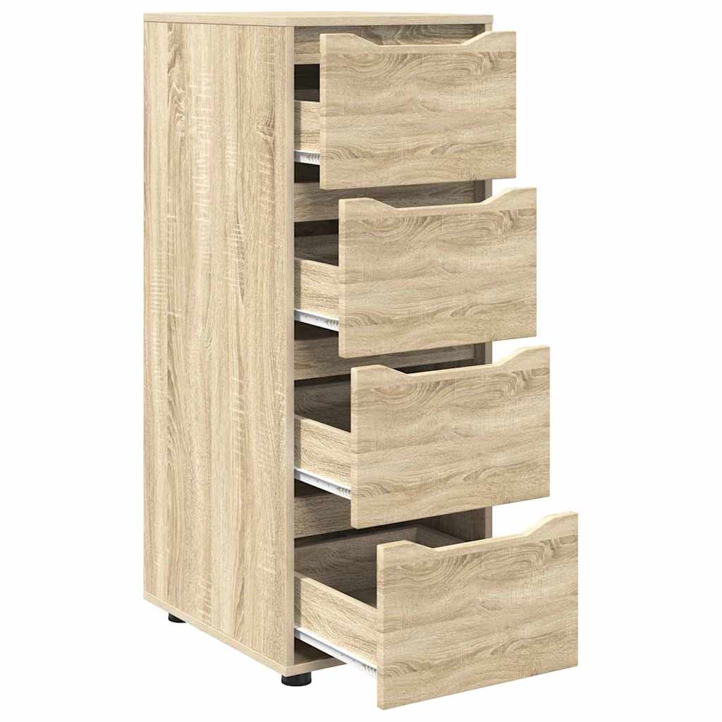 vidaXL Ντουλάπι αποθήκευσης Δρύς Sonoma 40 x 48 x 105 εκ