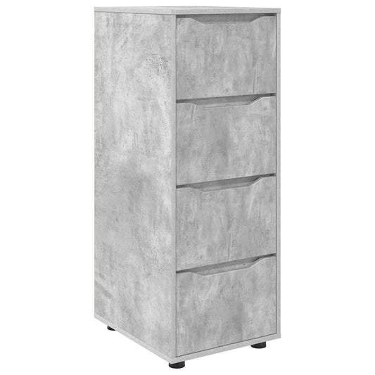 vidaXL Ντουλάπι αποθήκευσης Σκυρόδεμα Γκρι 40 x 48 x 105 εκ