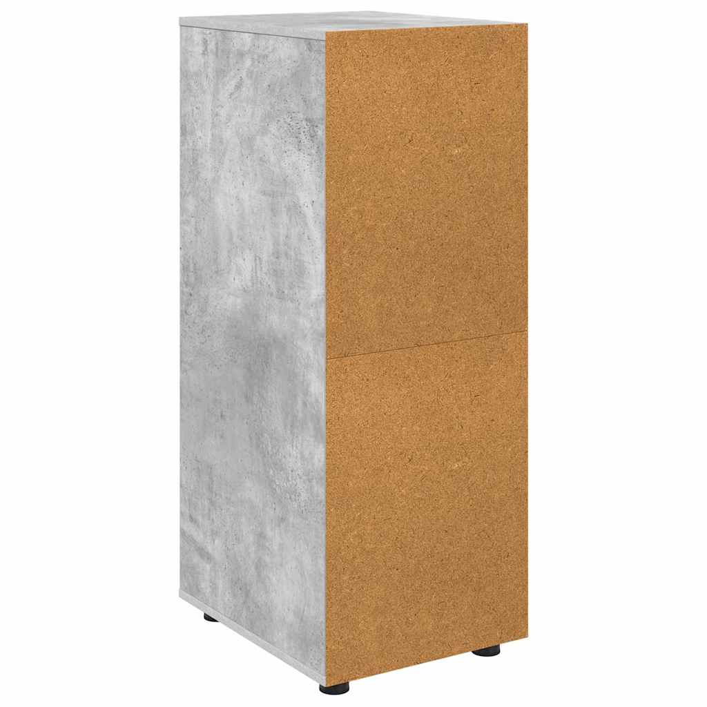 vidaXL Ντουλάπι αποθήκευσης Σκυρόδεμα Γκρι 40 x 48 x 105 εκ