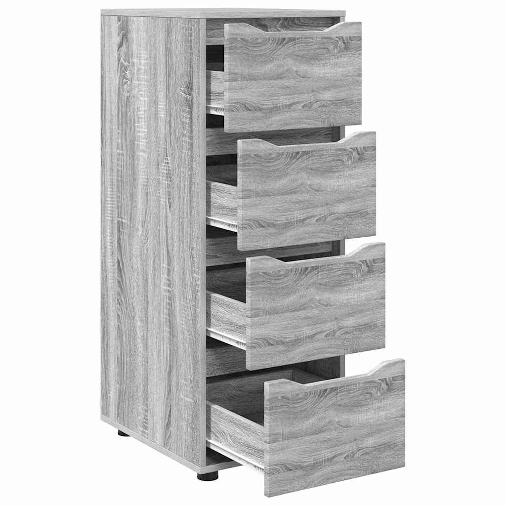 vidaXL Ντουλάπι αποθήκευσης Γκρίζο Σονομα 40 x 48 x 105 εκ