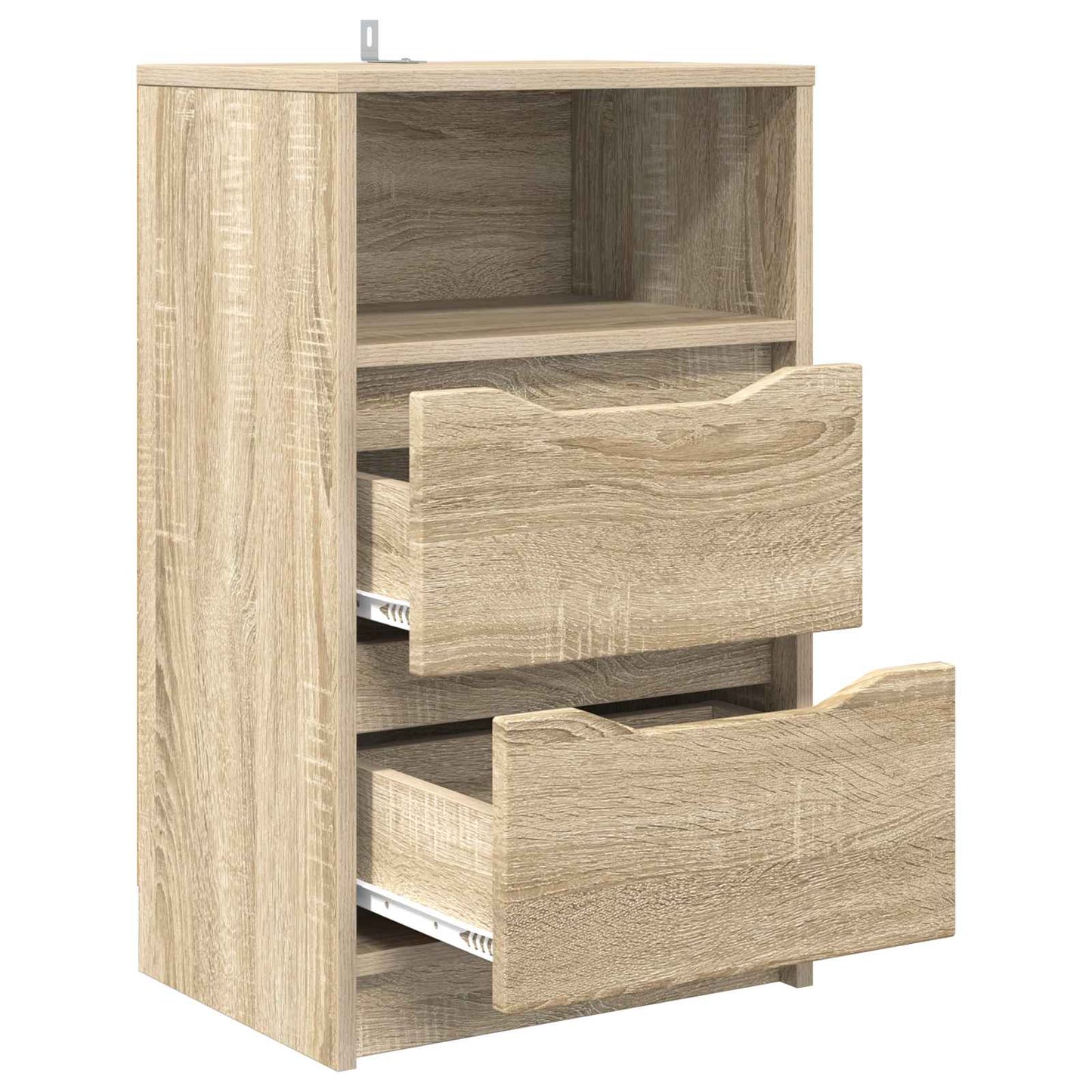vidaXL Κομοδίνα 2 τμχ. Δρύς Sonoma 40 x 30 x 467 εκ Επεξεργασμένο Ξύλο