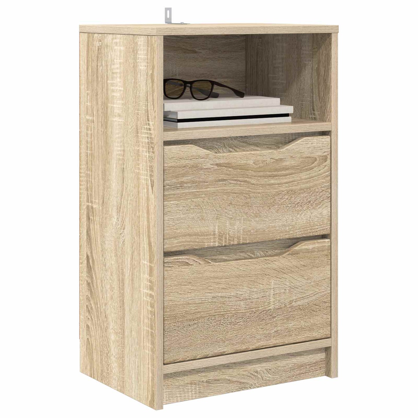 vidaXL Κομοδίνα 2 τμχ. Δρύς Sonoma 40 x 30 x 467 εκ Επεξεργασμένο Ξύλο