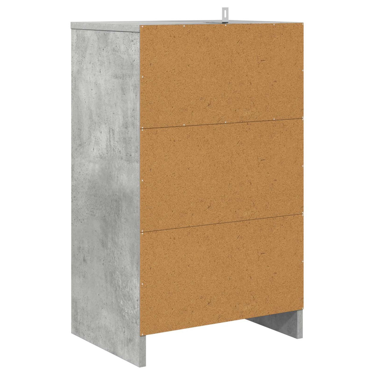 vidaXL Κομοδίνα 2 τμχ. Σκυρόδεμα Γκρι 40 x 30 x 467 εκ