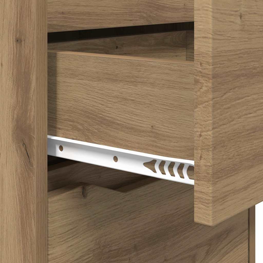 vidaXL Κομοδίνο Artisan Oak 40 x 30 x 467 εκ Επεξεργασμένο ξύλο