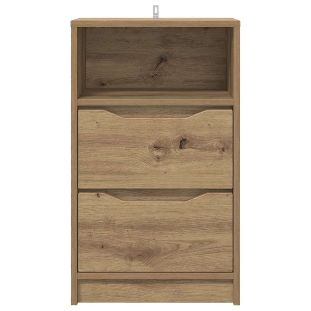 vidaXL Κομοδίνο Artisan Oak 40 x 30 x 467 εκ Επεξεργασμένο ξύλο