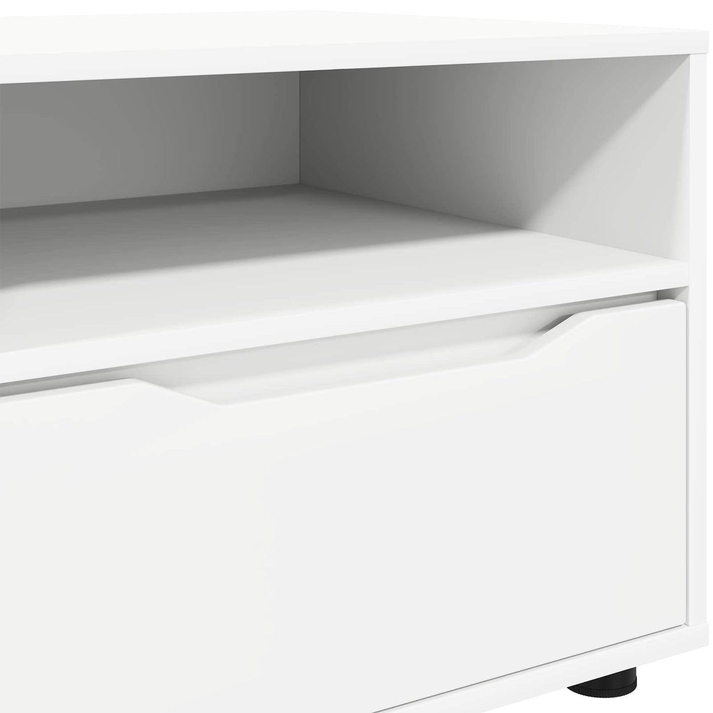 vidaXL Ντουλάπι TV Λευκό 100 x 48 x 43 εκ. Επεξεργασμένο ξύλο