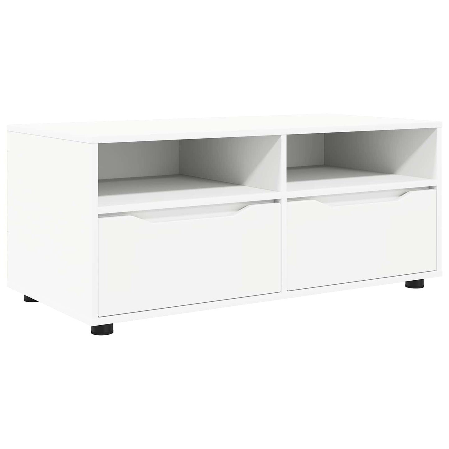 vidaXL Ντουλάπι TV Λευκό 100 x 48 x 43 εκ. Επεξεργασμένο ξύλο