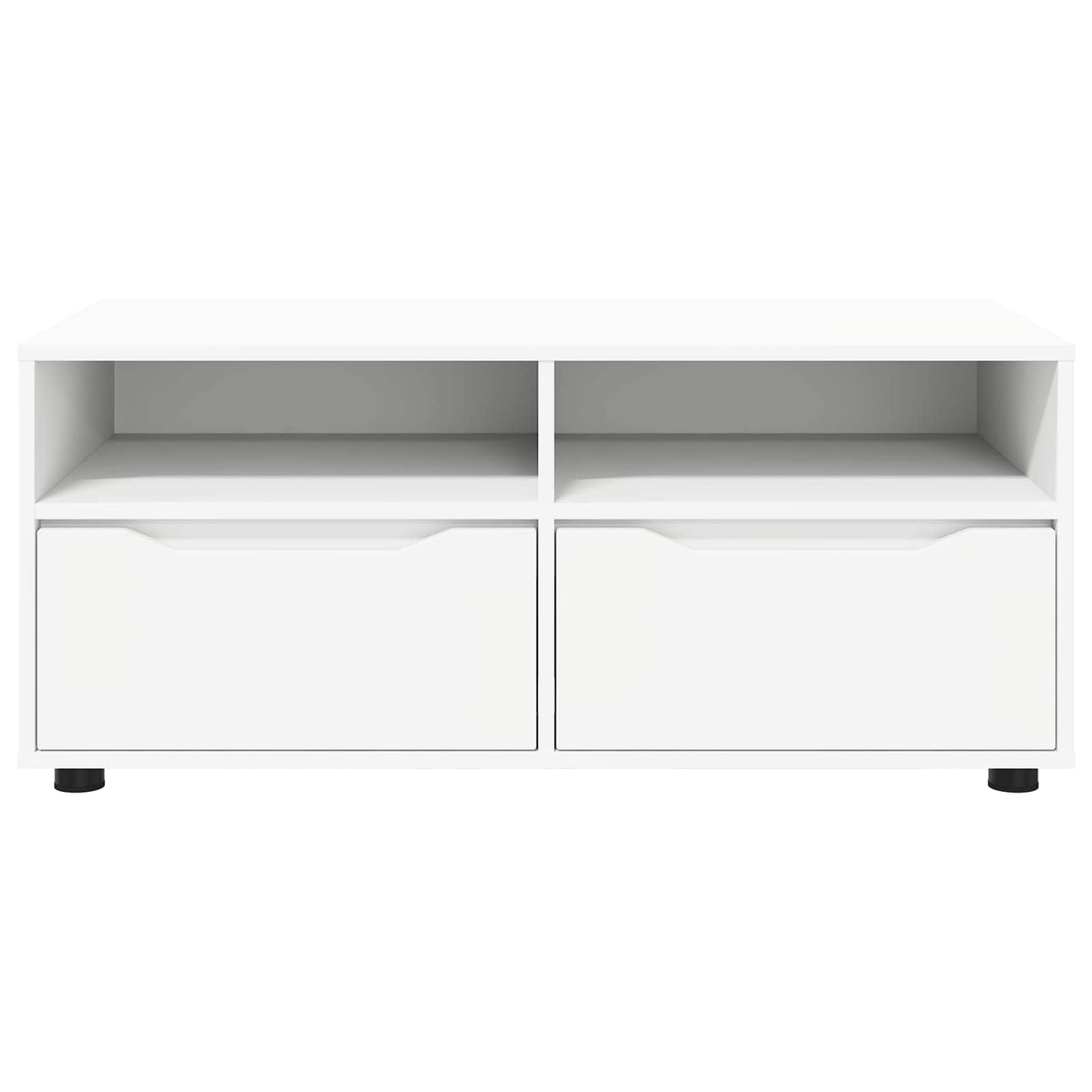 vidaXL Ντουλάπι TV Λευκό 100 x 48 x 43 εκ. Επεξεργασμένο ξύλο