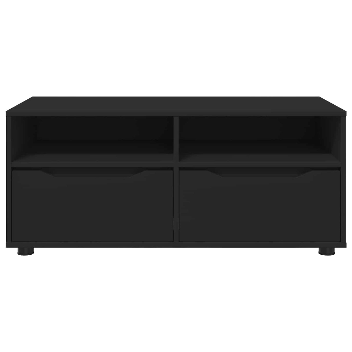 vidaXL Ντουλάπι TV 100 x 48 x 43 εκ. Μαύρο Επεξεργασμένο Ξύλο