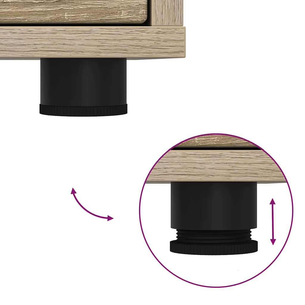 vidaXL Ντουλάπι TV Δρύς Sonoma 100 x 48 x 43 εκ. Επεξεργασμένο ξύλο