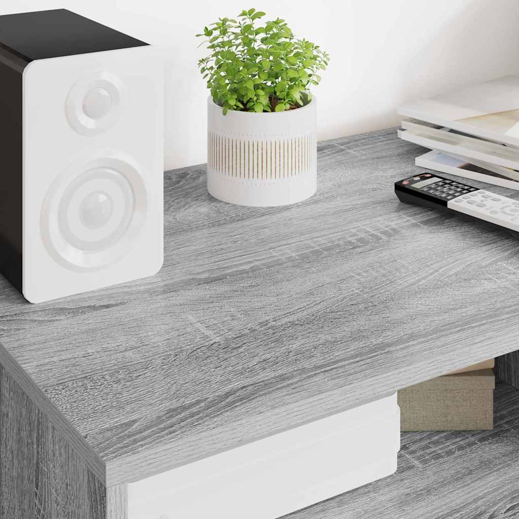 vidaXL Ντουλάπι TV Γκρίζο Σονομα 100 x 48 x 43 εκ. Επεξεργασμένο ξύλο