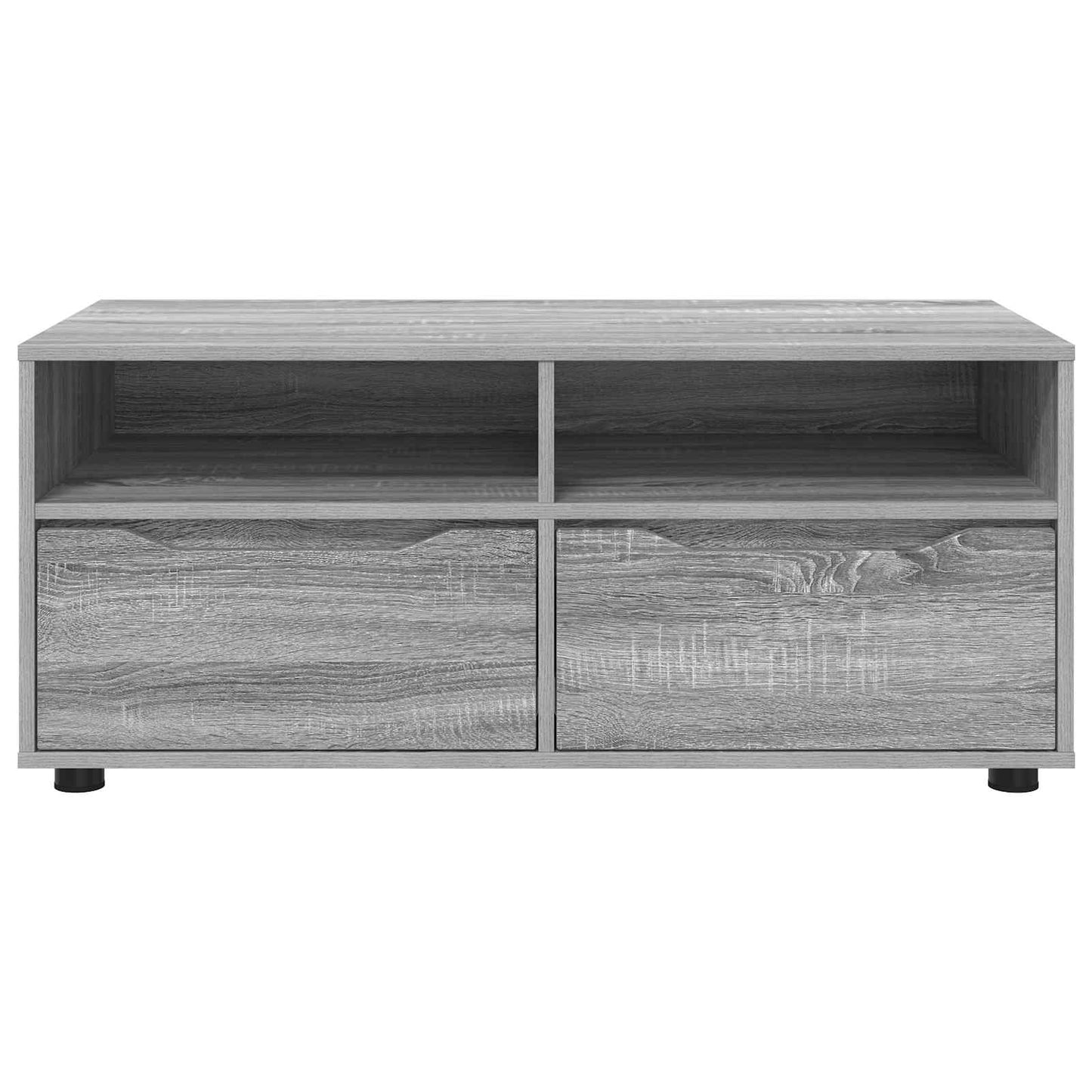 vidaXL Ντουλάπι TV 100 x 48 x 43 εκ. Γκρίζο Σονομα Επεξεργασμένο Ξύλο