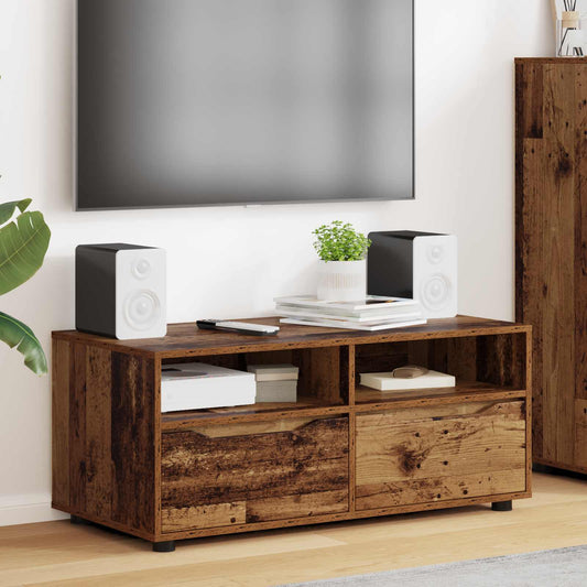 vidaXL Ντουλάπι TV 100 x 48 x 43 εκ. Παλιό Ξύλο Επεξεργασμένο Ξύλο
