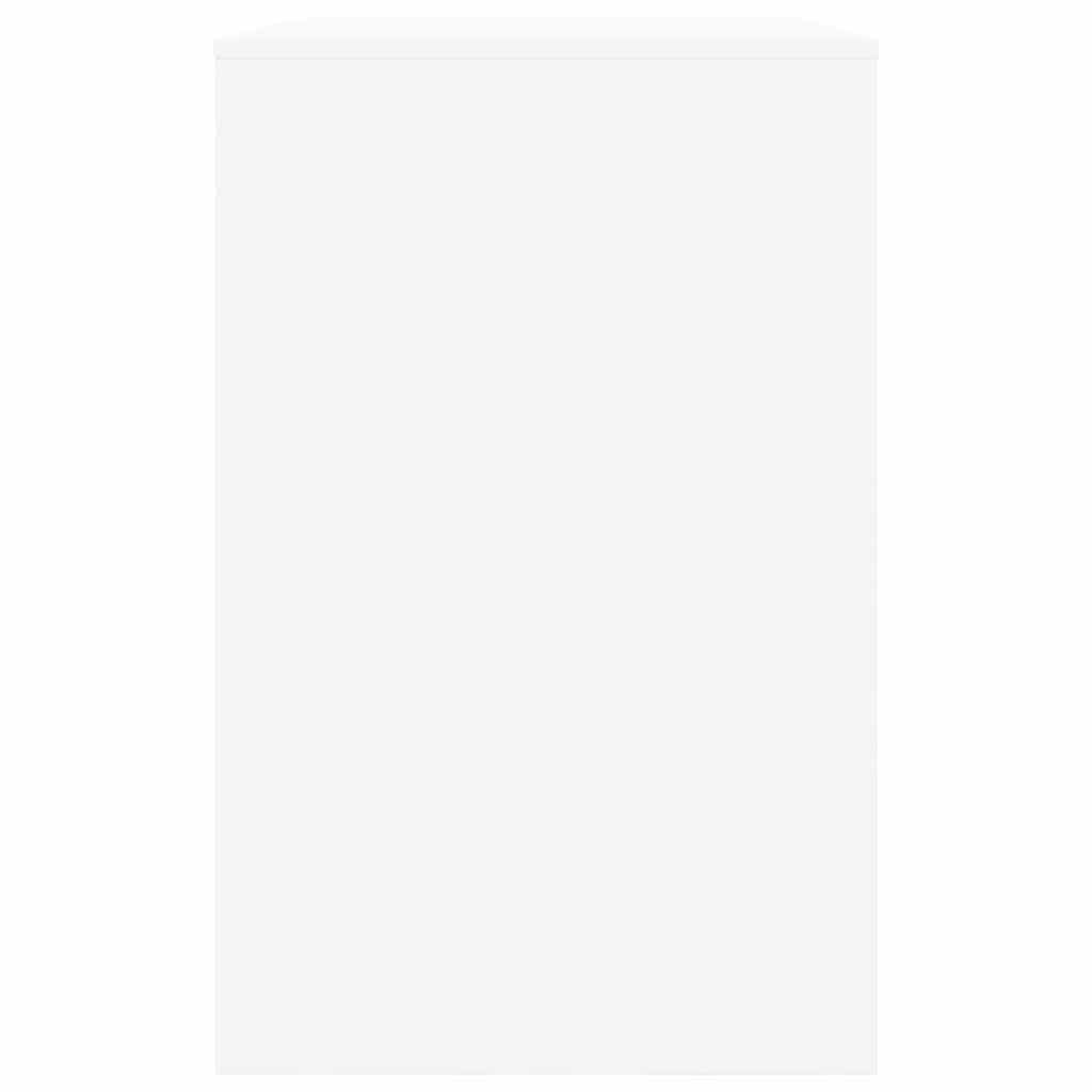 vidaXL Γραφείο με συρτάρι Λευκό 100 x 50 x 78 εκ Επεξεργασμένο ξύλο