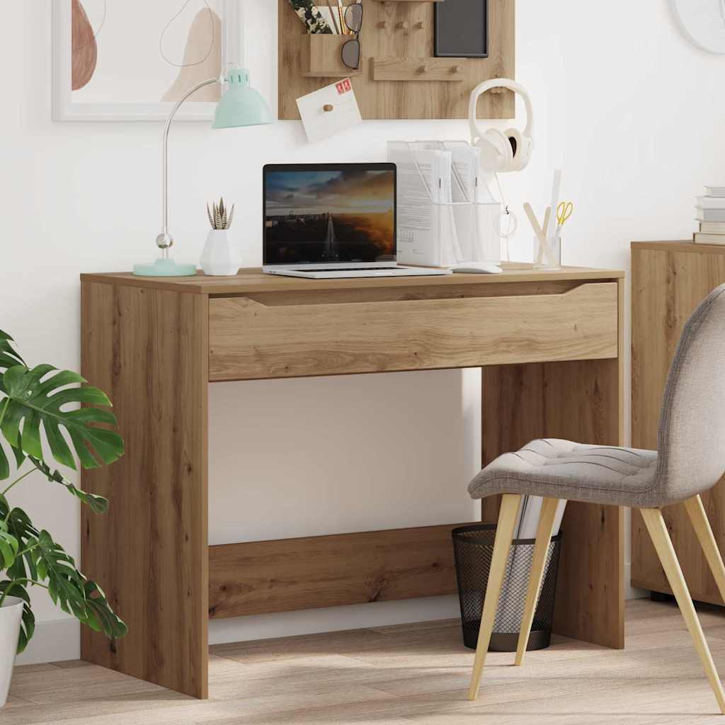 vidaXL Γραφείο Artisan Oak 100 x 50 x 78 εκ Επεξεργασμένο ξύλο