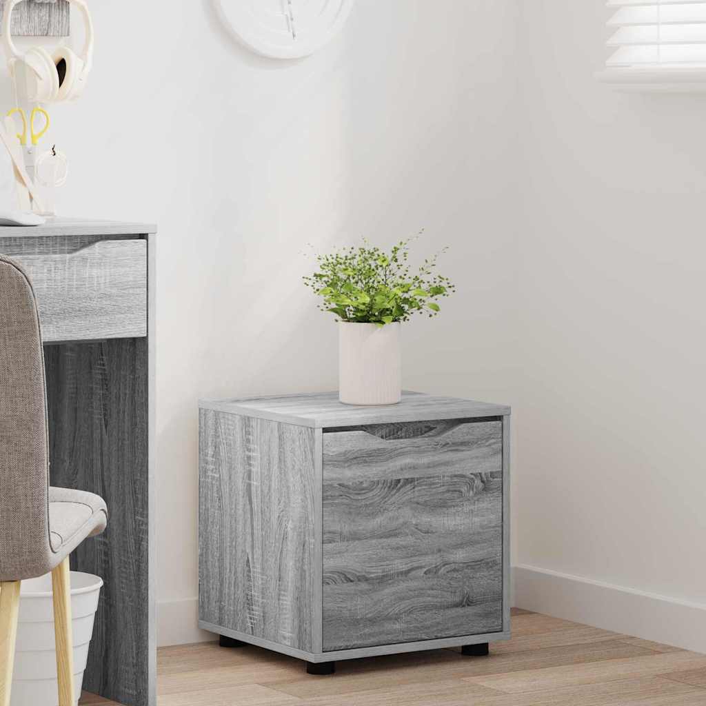 vidaXL Ντουλάπι Μπάνιου Γκρίζο Σονομα 40,5 x 40 x 44 εκ