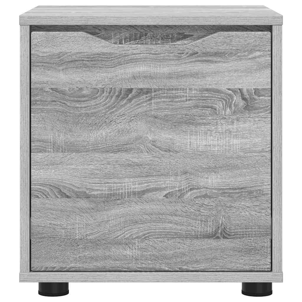 vidaXL Ντουλάπι Μπάνιου Γκρίζο Σονομα 40,5 x 40 x 44 εκ