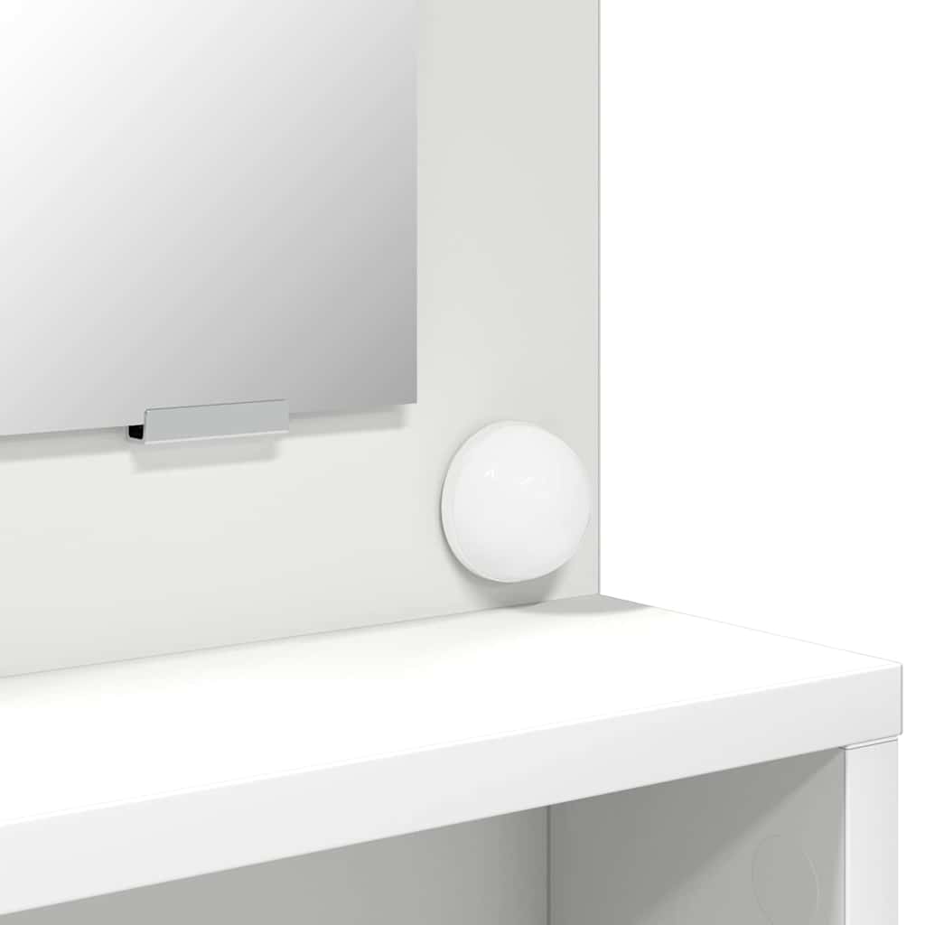 vidaXL Τραπέζια Ντυσίματος Κρεβατοκάμαρας Λευκό 80 x 39,6 x 135 εκ