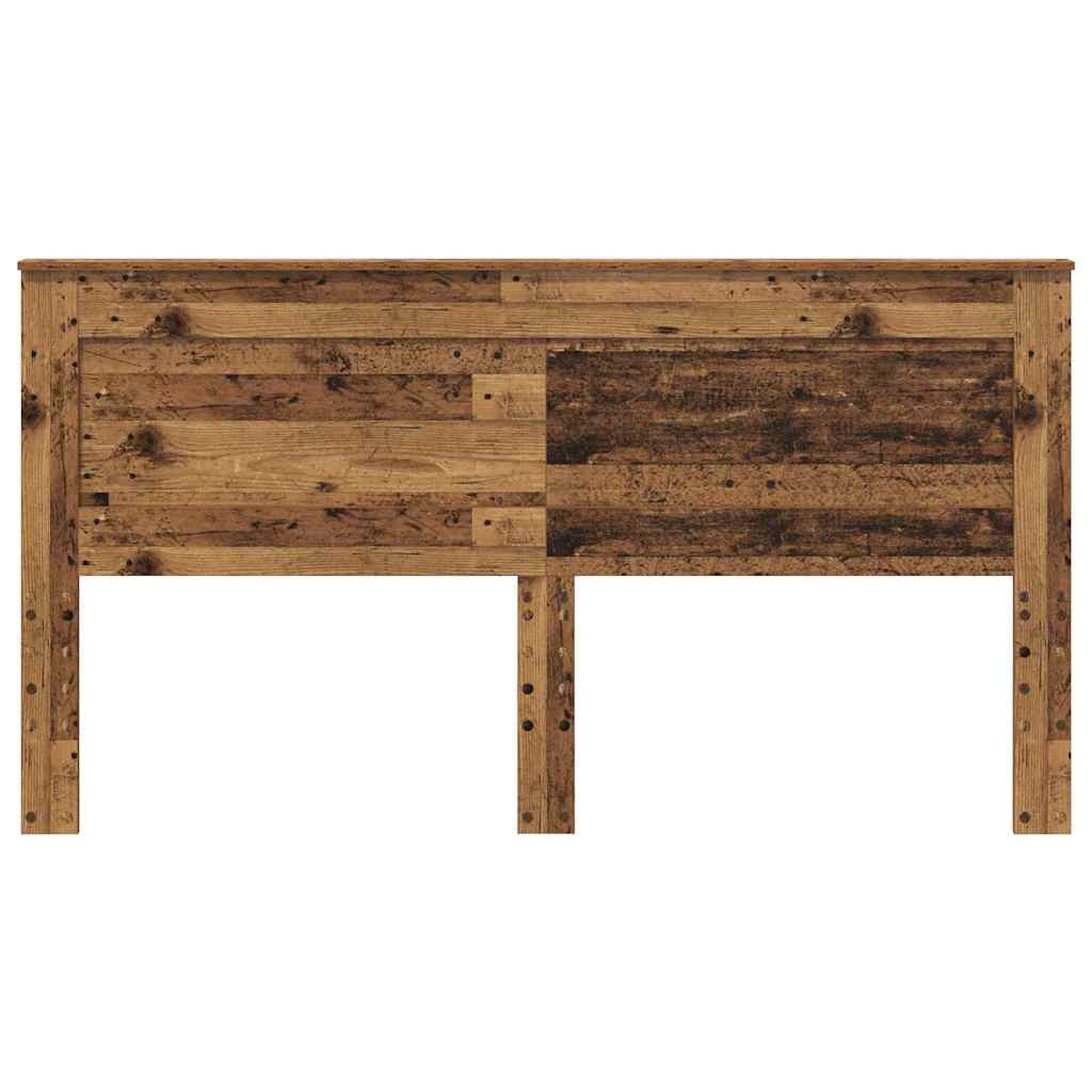 vidaXL Κεφαλάρι με κεφαλάρι Παλιό Ξύλο 200 cm Επεξεργασμένο ξύλο