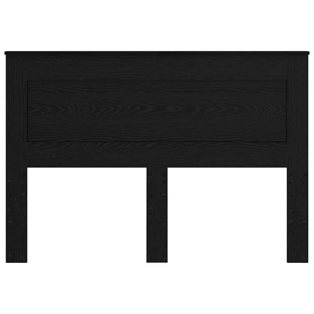 vidaXL Κεφαλάρι με κεφαλάρι Μαύρη Οξυά 160 cm Επεξεργασμένο ξύλο