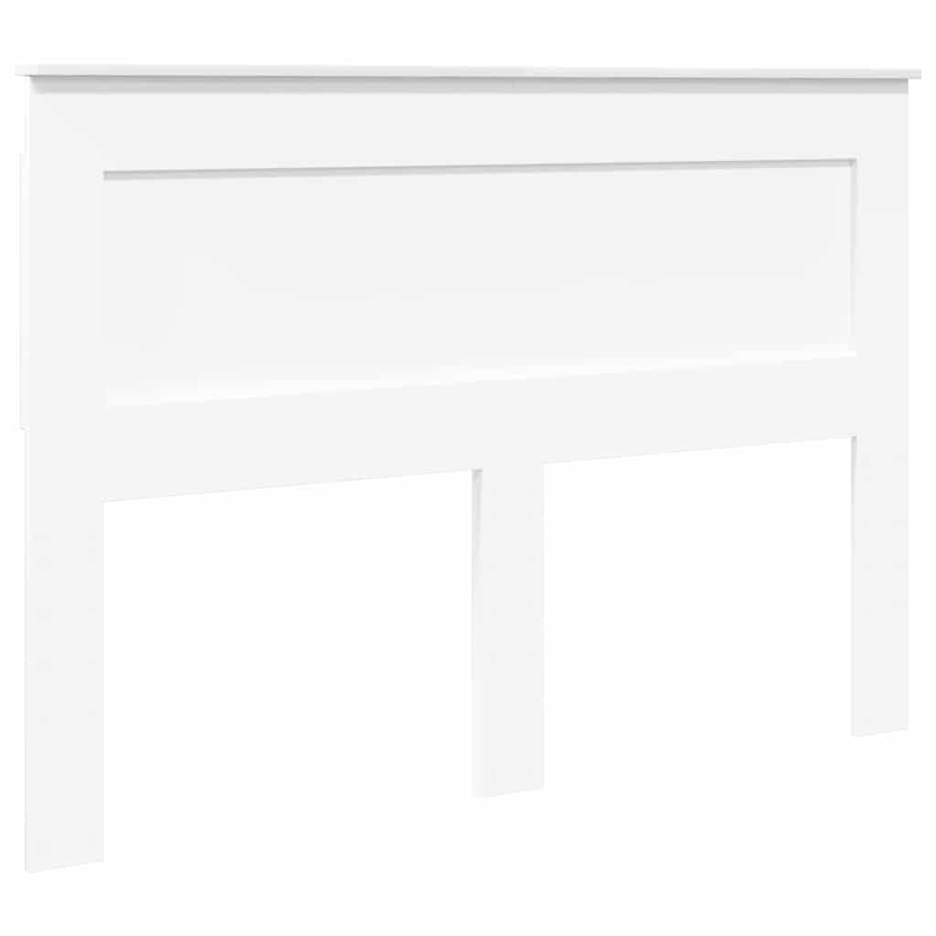 vidaXL Κεφαλάρι με κεφαλάρι Μαύρη Οξυά 140 cm Επεξεργασμένο ξύλο