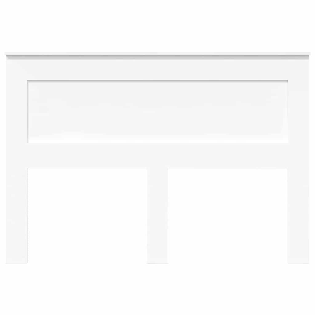 vidaXL Κεφαλάρι με κεφαλάρι Μαύρη Οξυά 140 cm Επεξεργασμένο ξύλο