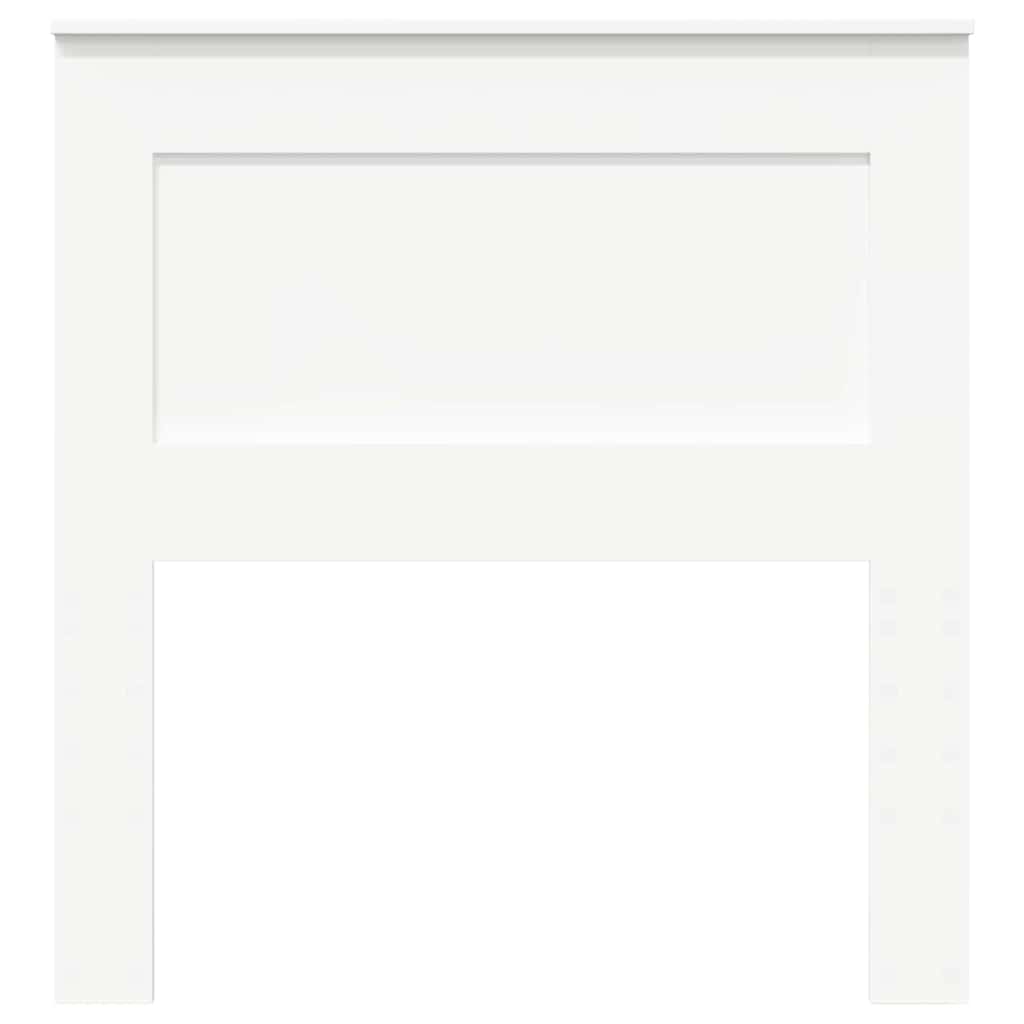 vidaXL Κεφαλάρι με κεφαλάρι Λευκό 100 cm Επεξεργασμένο ξύλο