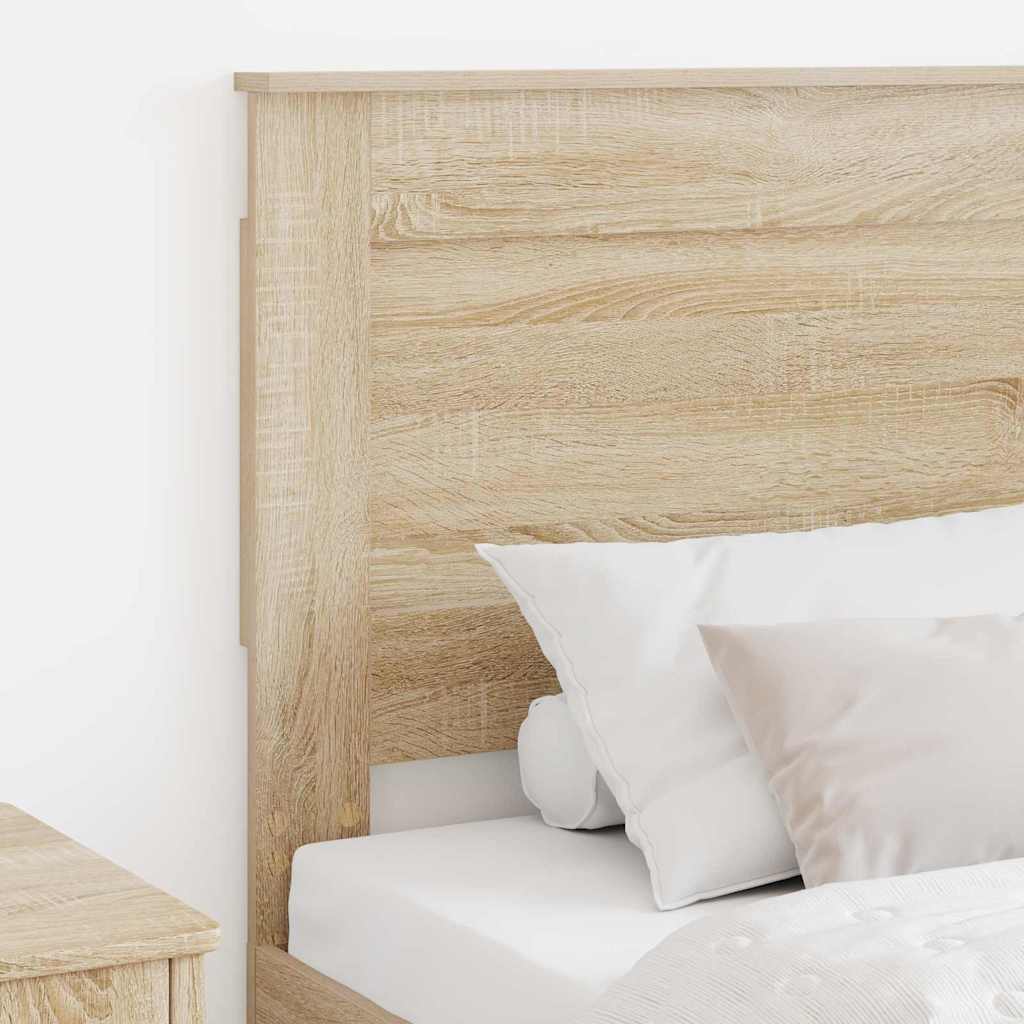 vidaXL Κεφαλάρι με κεφαλάρι Δρύς Sonoma 80 cm Επεξεργασμένο ξύλο