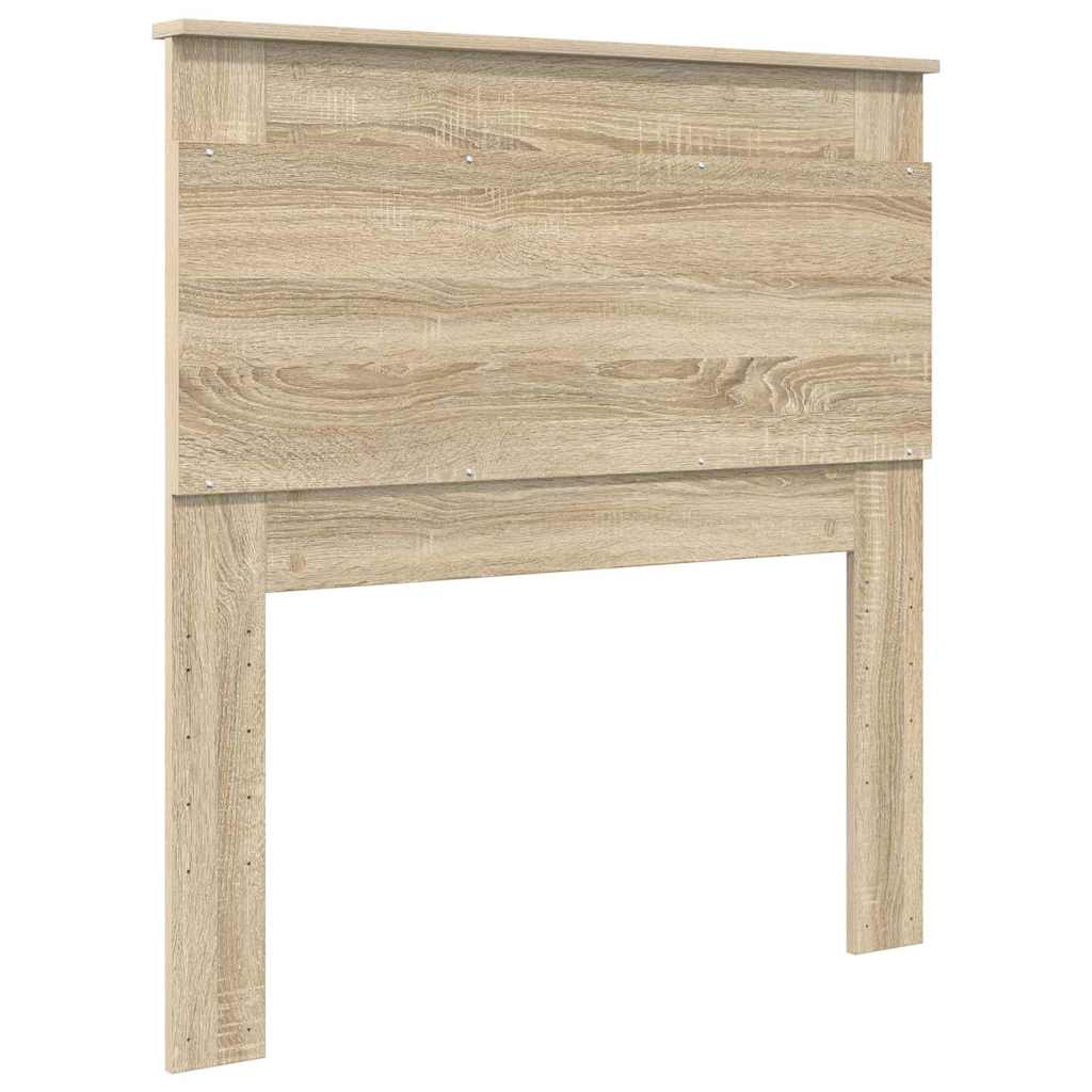 vidaXL Κεφαλάρι με κεφαλάρι Δρύς Sonoma 80 cm Επεξεργασμένο ξύλο