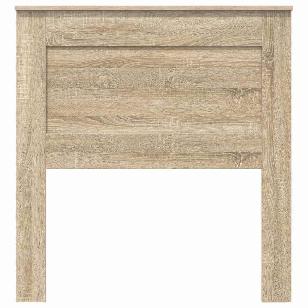 vidaXL Κεφαλάρι με κεφαλάρι Δρύς Sonoma 80 cm Επεξεργασμένο ξύλο