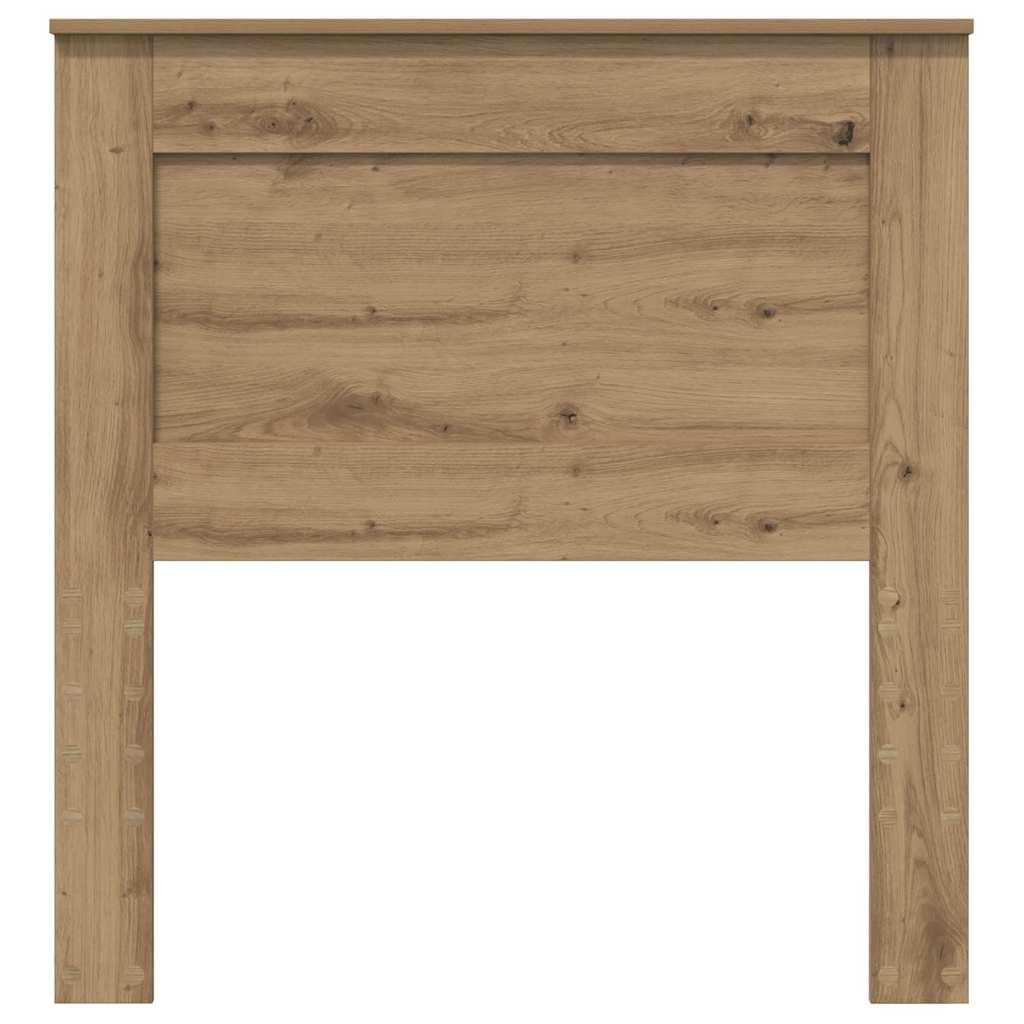 vidaXL Κεφαλάρι με κεφαλάρι Artisan Oak 75 cm Επεξεργασμένο ξύλο