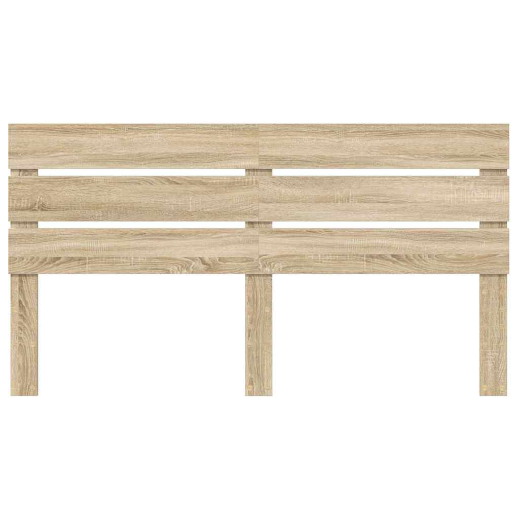 vidaXL Κεφαλάρι με κεφαλάρι Δρύς Sonoma 200 cm Επεξεργασμένο ξύλο