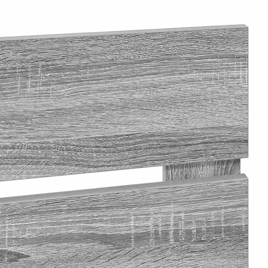 vidaXL Κεφαλάρι με κεφαλάρι Γκρίζο Σονομα 180 cm Επεξεργασμένο ξύλο