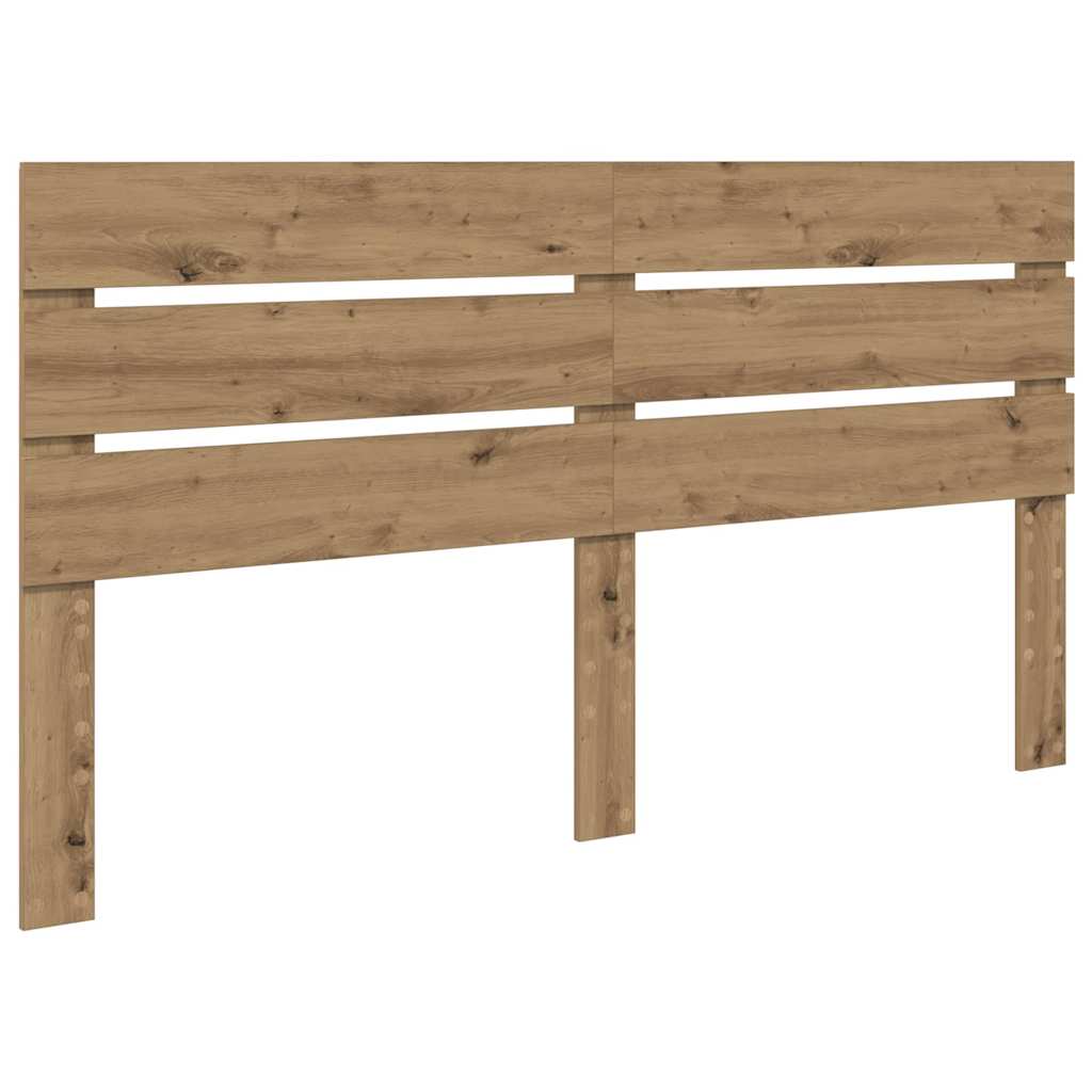 vidaXL Κεφαλάρι με κεφαλάρι Artisan Oak 160 cm Επεξεργασμένο ξύλο