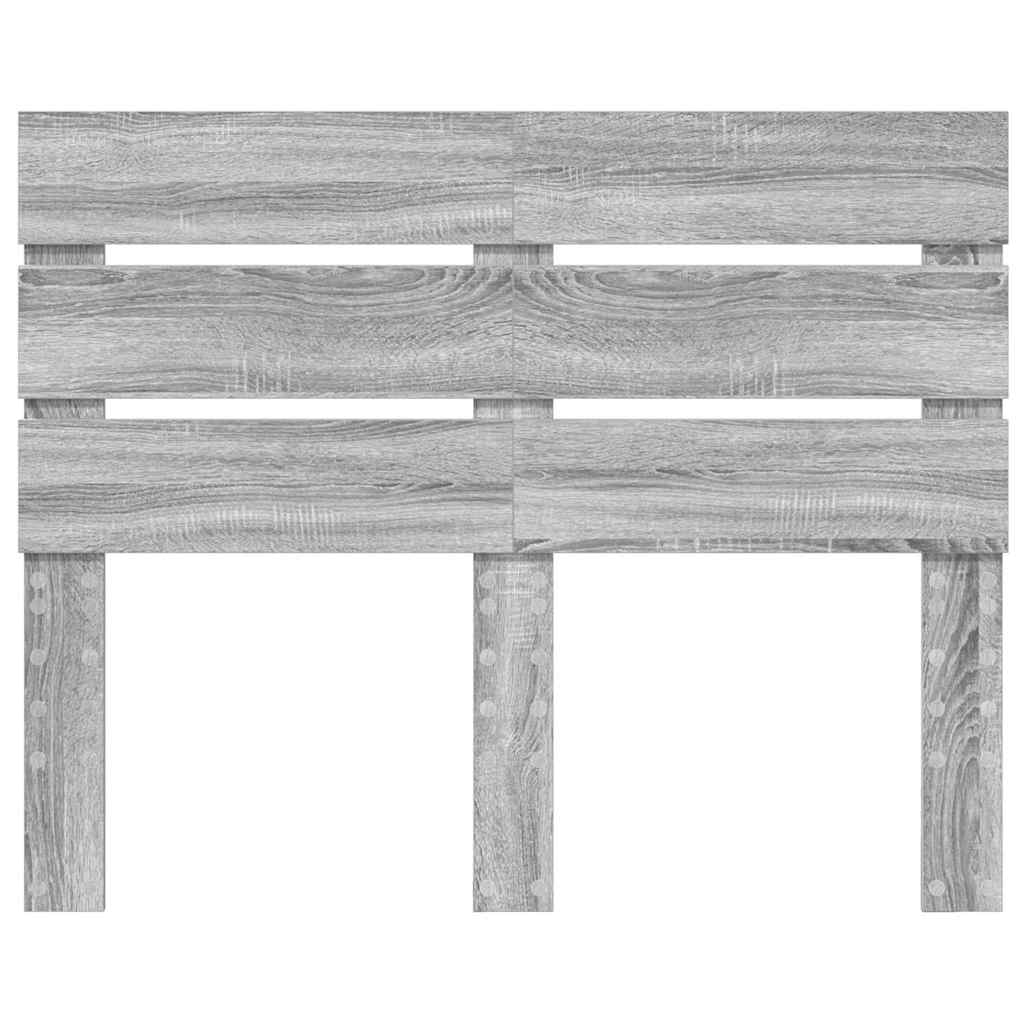 vidaXL Κεφαλάρι με κεφαλάρι Γκρίζο Σονομα 135 cm Επεξεργασμένο ξύλο