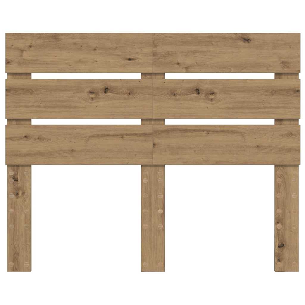 vidaXL Κεφαλάρι με κεφαλάρι Artisan Oak 135 cm Επεξεργασμένο ξύλο