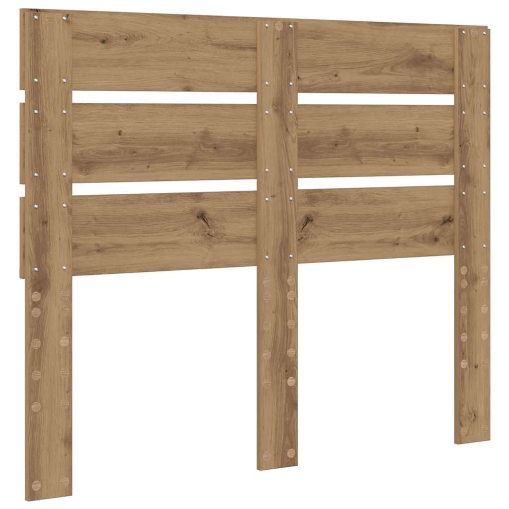 vidaXL Κεφαλάρι με κεφαλάρι Artisan Oak 120 cm Επεξεργασμένο ξύλο