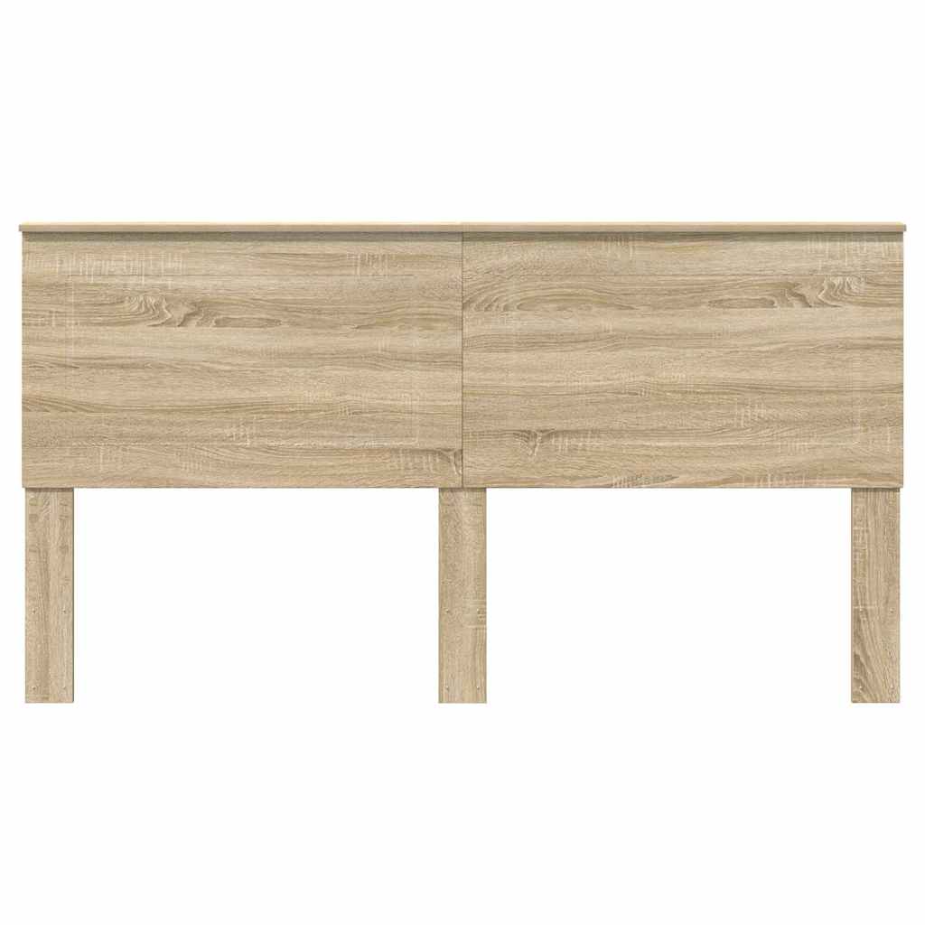 vidaXL Κεφαλάρι με κεφαλάρι Δρύς Sonoma 200 cm Επεξεργασμένο ξύλο